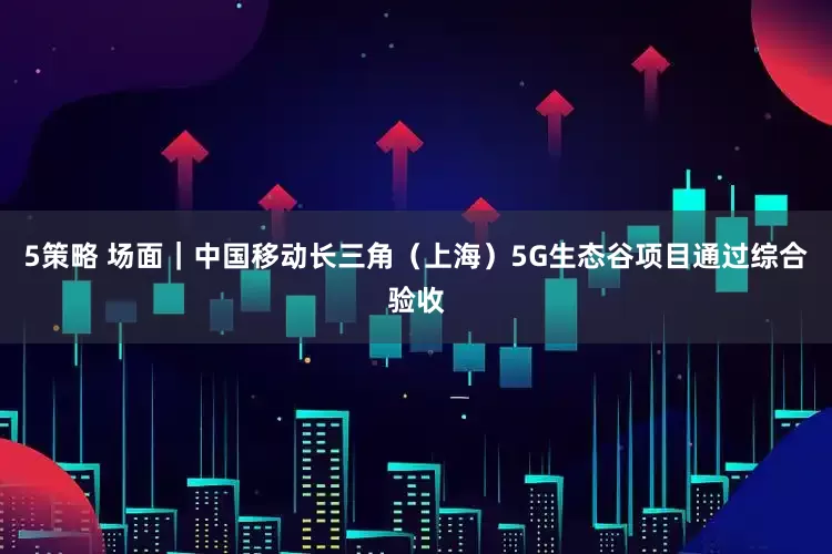 5策略 场面｜中国移动长三角（上海）5G生态谷项目通过综合验收