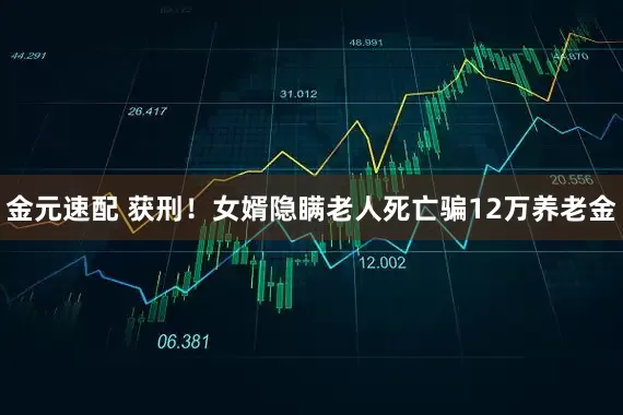 金元速配 获刑!女婿隐瞒老人死亡骗12万养老金